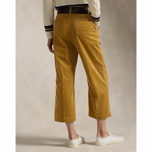 Polo Ralph Lauren Corduroy Wide-leg Cropped Pant - Picture 2 of 12